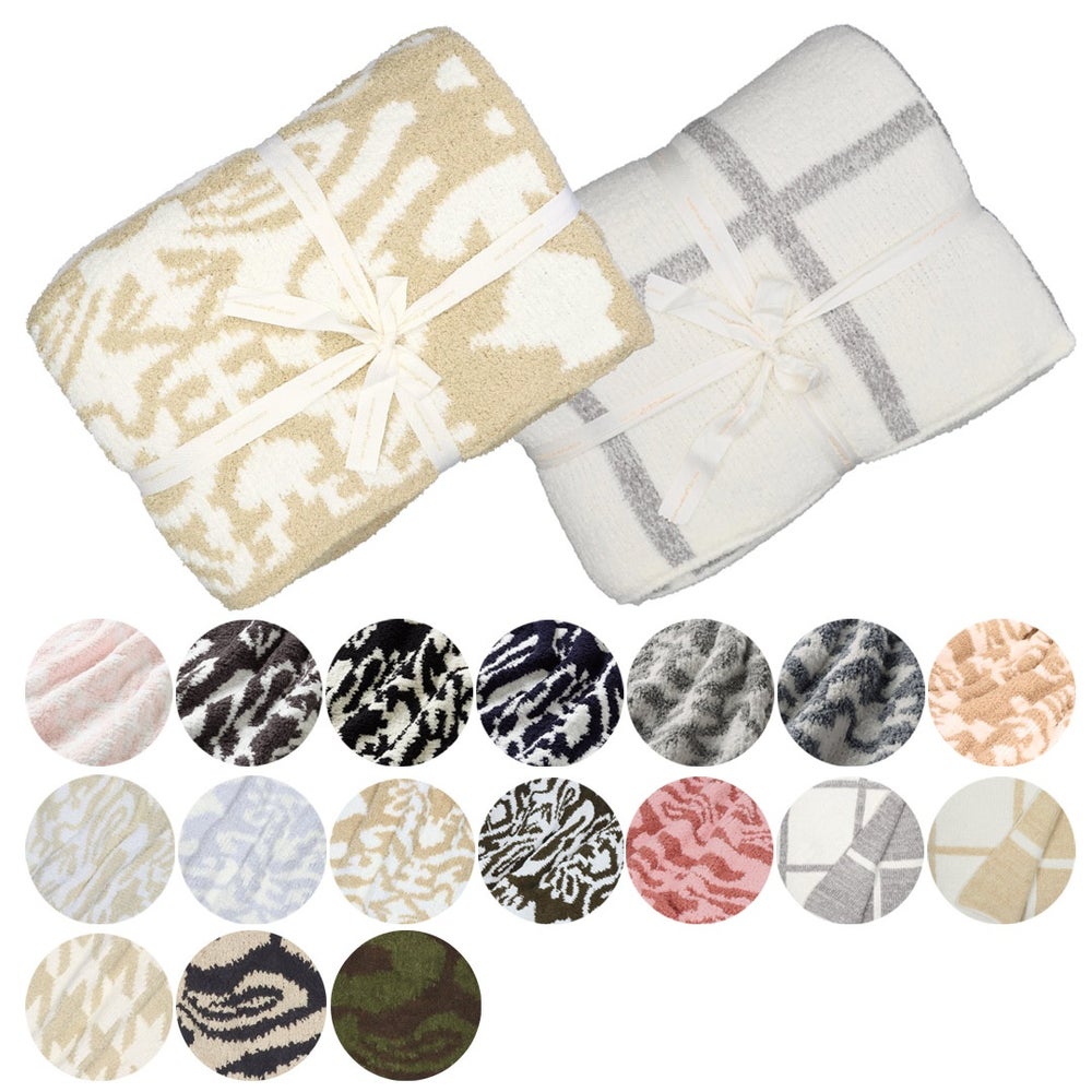 カシウェア/カシウエア KASHWERE ブランケット ダマスク柄 THCHDSK01 Damask Blanket 135×183(cm)