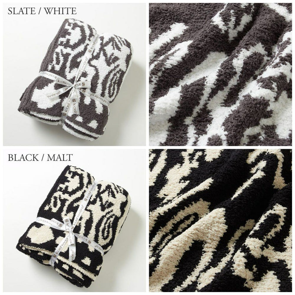 カシウェア/カシウエア KASHWERE ブランケット ダマスク柄 THCHDSK01 Damask Blanket 135×183(cm)