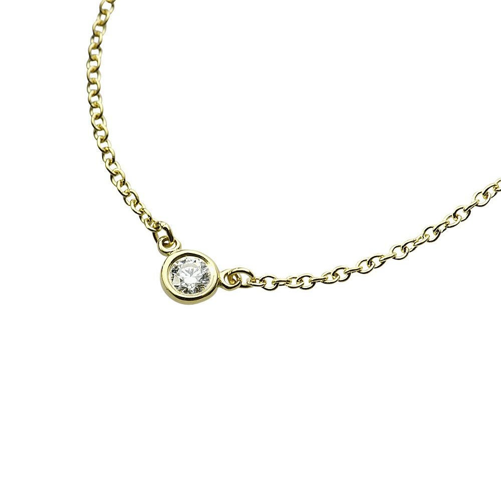 ティファニー TIFFANY ネックレス バイザヤード ダイヤ 0.08ct イエローゴールド 10769248