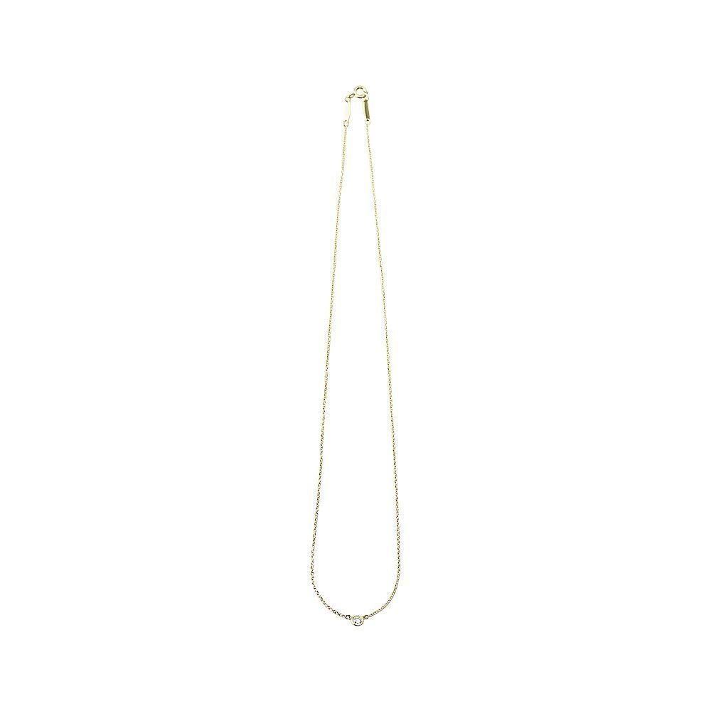 ティファニー TIFFANY ネックレス バイザヤード ダイヤ 0.12ct イエローゴールド 24834239