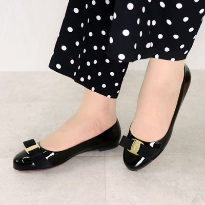 フェラガモ FERRAGAMO レディースシューズ フラットシューズ バレエ 