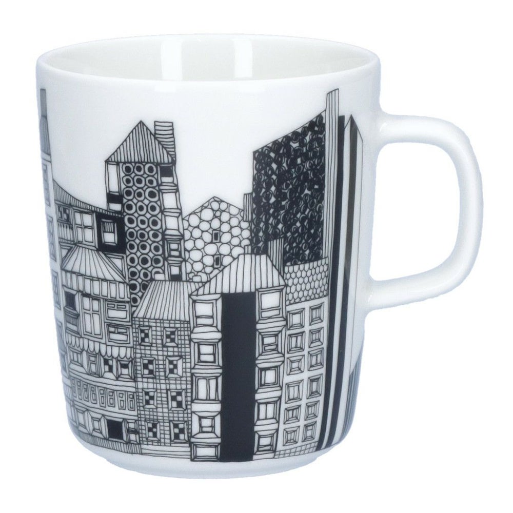 マリメッコ marimekko マグカップ 63297-195 SIIRTOLAPUUTARHA シイルトラプータルハ ブラック 250ml