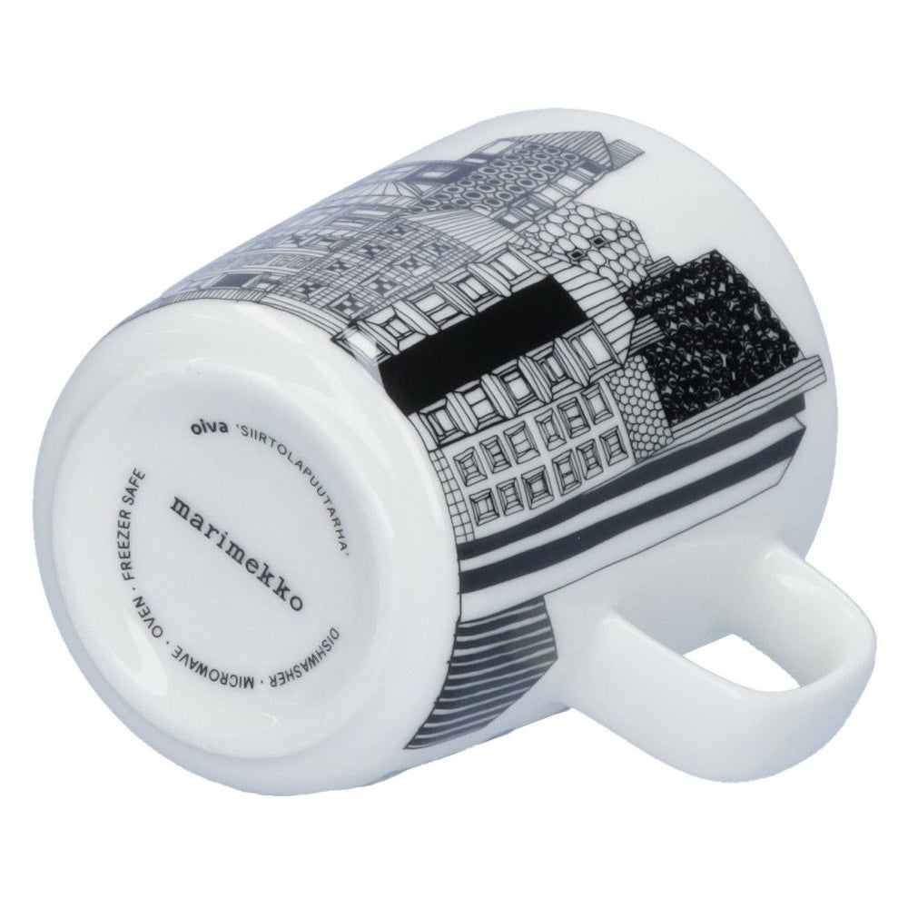 マリメッコ marimekko マグカップ 63297-195 SIIRTOLAPUUTARHA シイルトラプータルハ ブラック 250ml