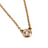 ティファニー ネックレス TIFFANY バイザヤード ペンダント ダイヤ 0.07ct K18 ローズゴールド 28274521
