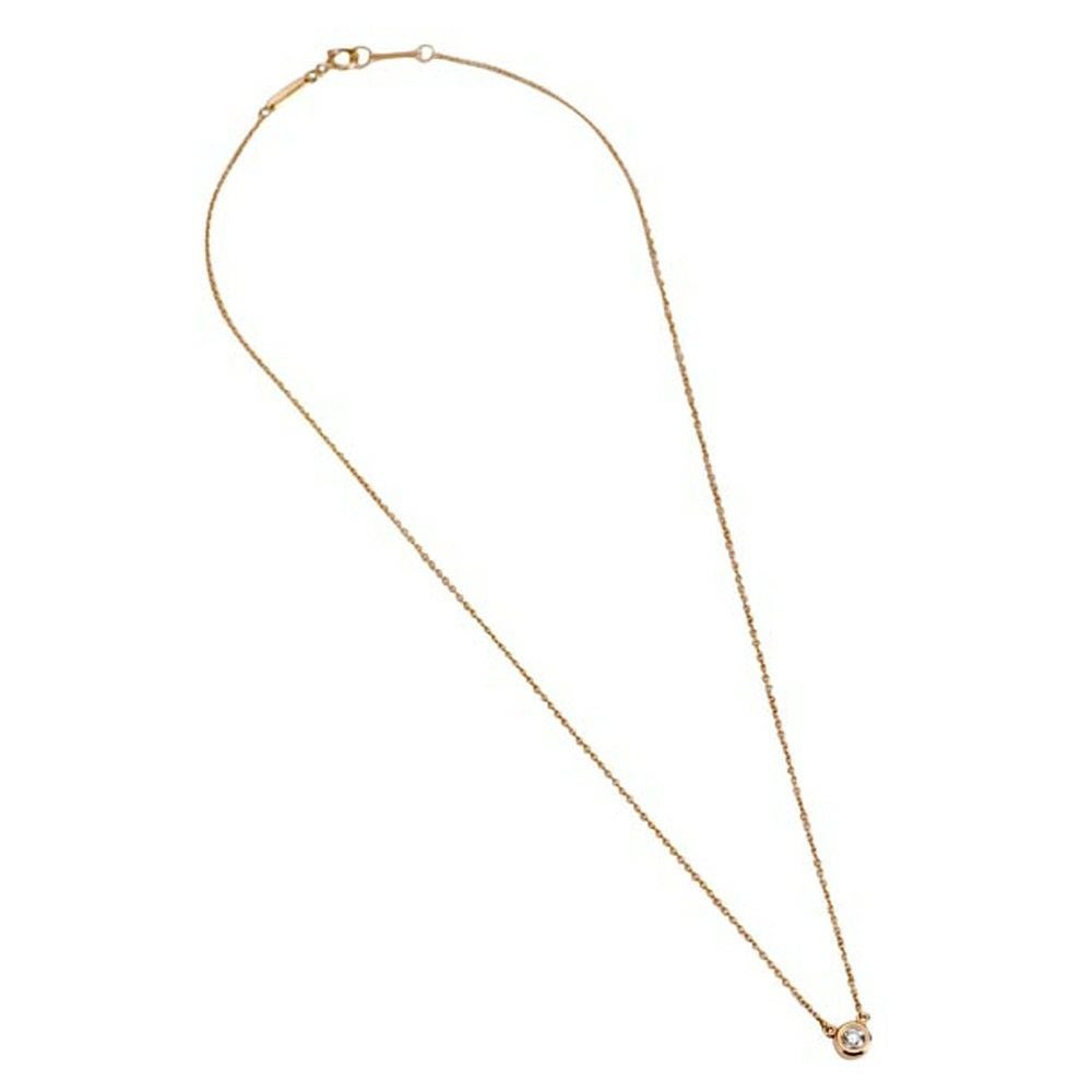 ティファニー ネックレス TIFFANY バイザヤード ペンダント ダイヤ 0.17ct 18Kローズゴールド 28274564