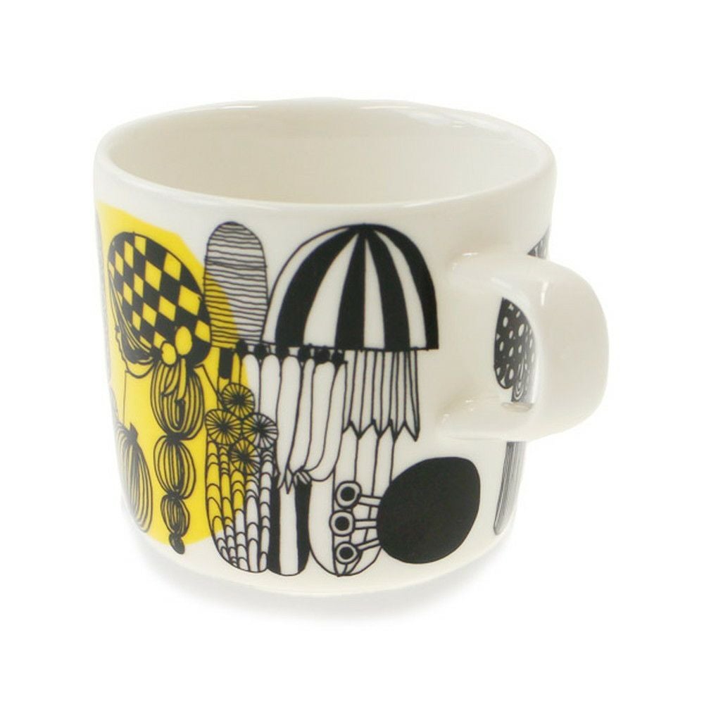 マリメッコ マグカップ コーヒーカップ MARIMEKKO 63293-192 SIIRTOLAPUUTARHA シイルトラプータルハ イエロー