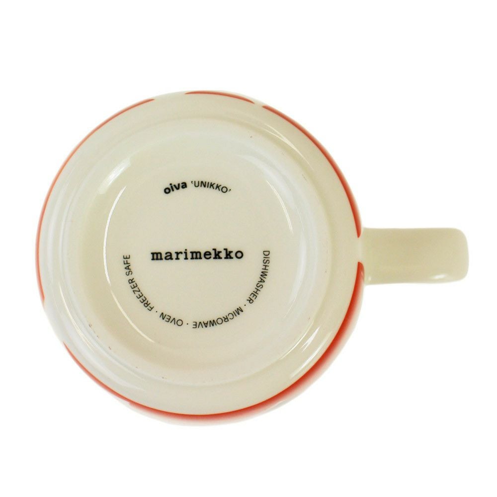マリメッコ マグカップ MARIMEKKO 67719 001 レッド UNIKKO ウニッコ 400ml