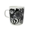マリメッコ MARIMEKKO マグカップ 68423 197 SIIRTOLAPUUTARHA シイルトラプータルハ ホワイト/ブラック 250ml