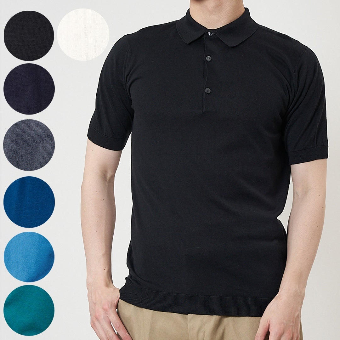 ジョンスメドレー JOHN SMEDLEY メンズ ポロシャツ 半袖ニット ADRIAN