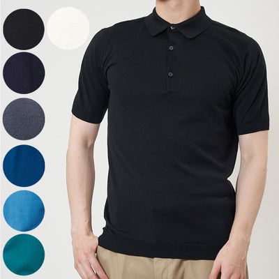 ジョンスメドレー JOHN SMEDLEY メンズ ポロシャツ 半袖ニット ADRIAN 