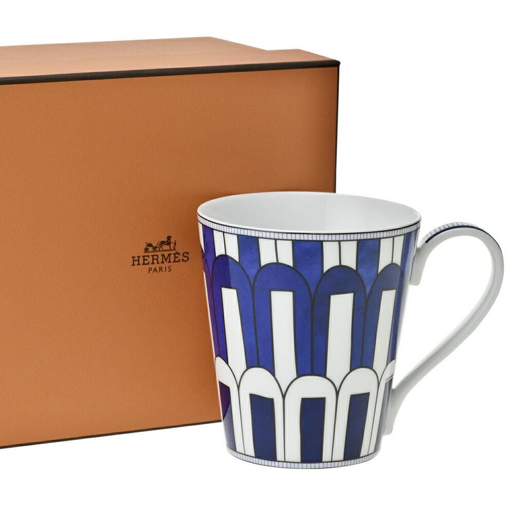 エルメス HERMES マグカップ BLEUS d’AILLEURS　ブルー・ダイユール NO3 338 240ml【お取り寄せ】