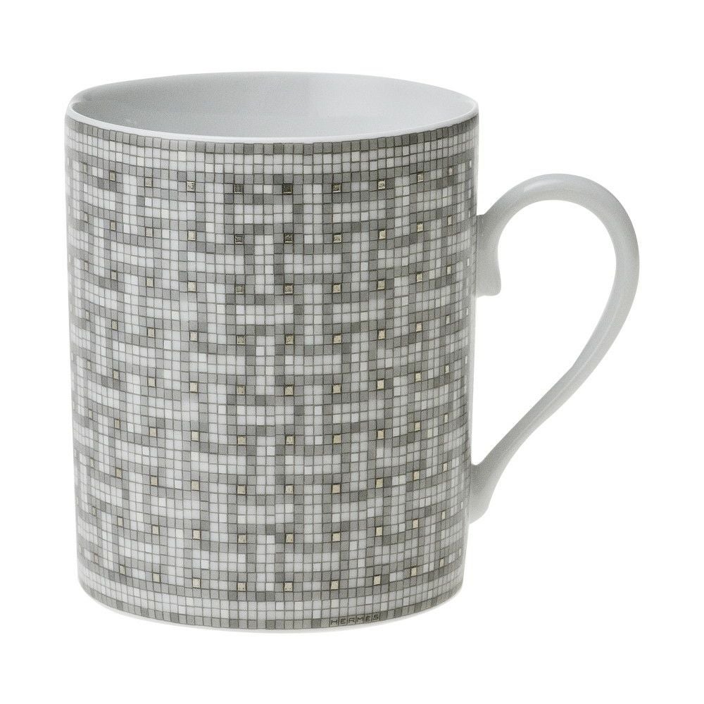 エルメス HERMES マグカップ MOSAIQUE AU 24　モザイク・ヴァンキャトル 35031 プラチナ 300ml【お取り寄せ】