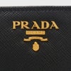 プラダ PRADA 折財布 【サフィアーノメタル：SAFFIANO METAL】 1ML018 QWA ブラック(F0002/NERO)