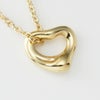 ティファニー TIFFANY ネックレス オープンハート ペンダント 60957401 イエローゴールド K18YG 7MM