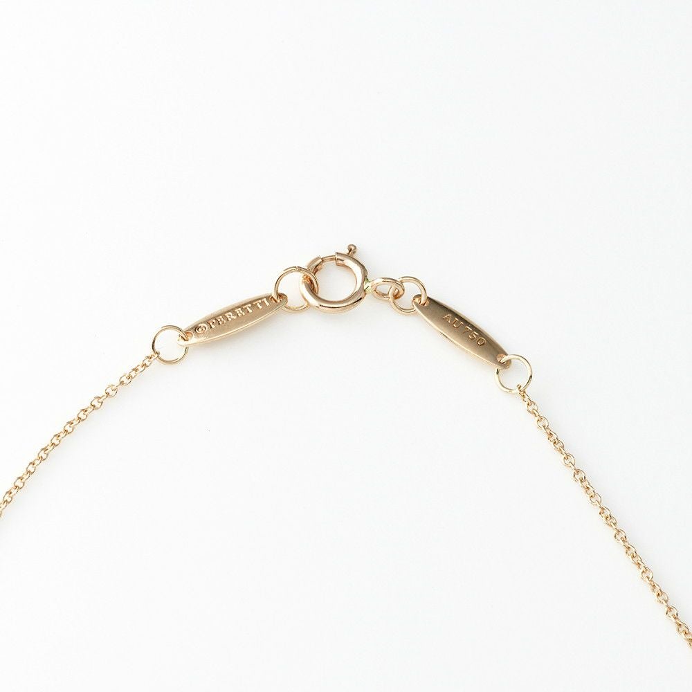 ティファニー TIFFANY ネックレス オープンハート ペンダント 60957436 ローズゴールド RG K18RG 7MM