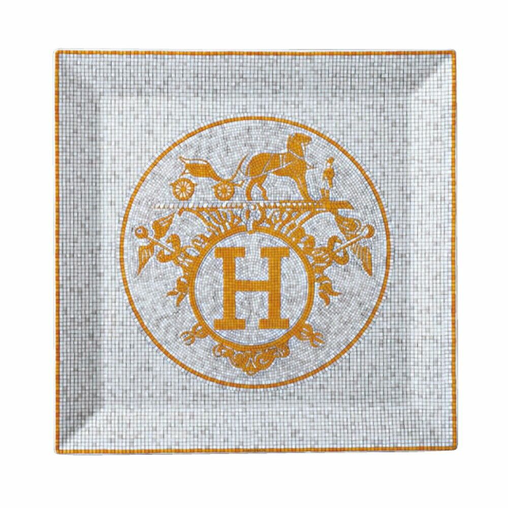 エルメス プレート スクエアプレート HERMES モザイク24 NO5 23cm