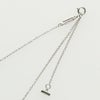 ティファニー TIFFANY ネックレス Tスマイル ミニ 62617802 ペンダント 18K ダイヤモンド 0.03ct ホワイトゴールド
