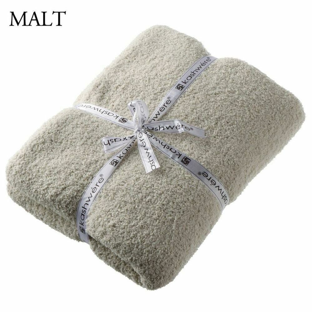 カシウェア/カシウエア KASHWERE ブランケット 大判 THCHSLD01/THCHSTR01 135×183(cm)