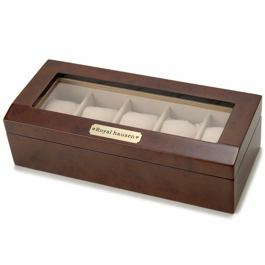 ロイヤルハウゼン 時計 コレクションBOX 189962 5本用 WOOD BROWN