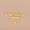 プラダ カードケース 【SAFFIANO METAL】 1MC122 QWA ベージュ系(F0236 CIPRIA) PRADA