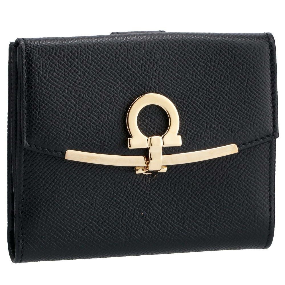 フェラガモ FERRAGAMO 折財布 二つ折り財布 22D514 736967 NERO
