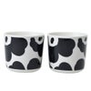 マリメッコ マグカップ ラテマグ 2個セット 【UNIKKO】 70637 190 WHITE/BLACK MARIMEKKO