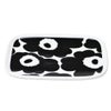 マリメッコ スクエアプレート 【UNIKKO】 71067 15×12cm 190 WHITE/BLACK MARIMEKKO