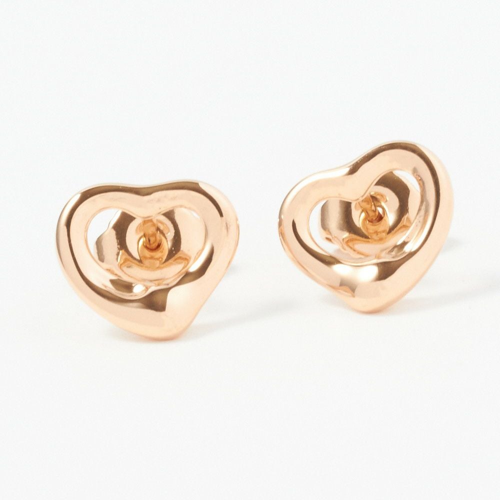 ティファニー ピアス 【ELSA PERETTI OPEN HEART】 27233945 エルサ・ペレッティ オープンハート 18Kローズゴールド TIFFANY