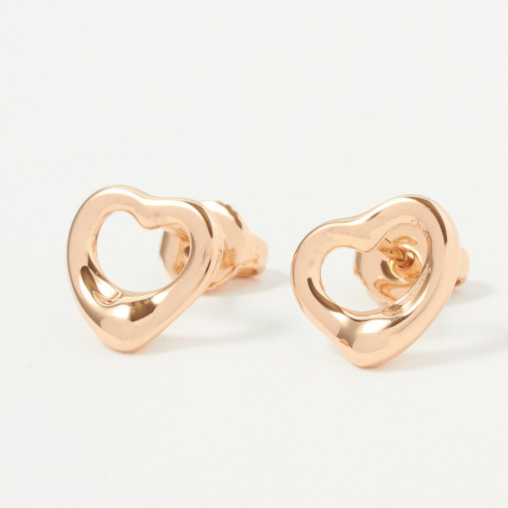 ティファニー ピアス 【ELSA PERETTI OPEN HEART】 27233945 エルサ・ペレッティ オープンハート 18Kローズゴールド TIFFANY