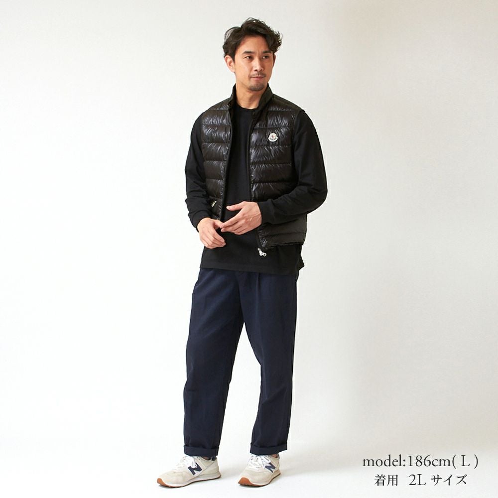 モンクレール メンズ ダウンベスト GUI 1A107 53029 ブラック(999) MONCLER
