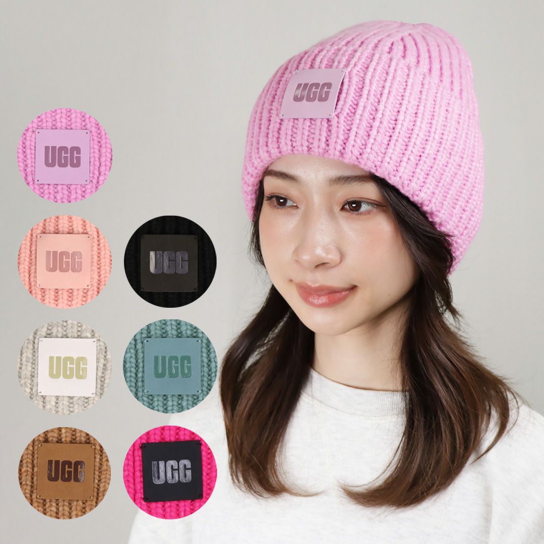 UGG ニット帽　ビーニー アグ ニットキャップ ビーニー ニット帽 CHUNKY RIB BEANIE UGA20061