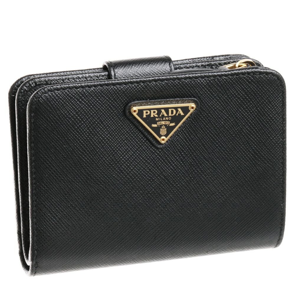 プラダ　財布　PRADA プラダ 二つ折り財布 サフィアーノ レディース PRADA 1ML225 QHH | AXES