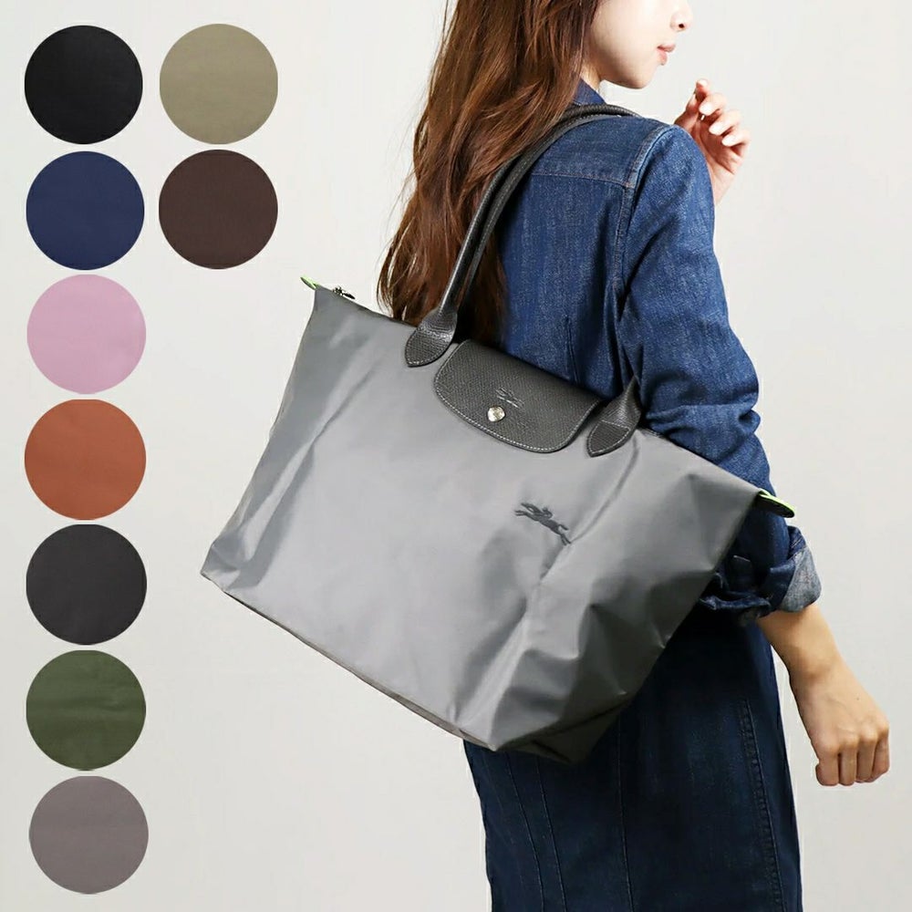ロンシャン トートバッグ 【LE PLIAGE GREEN：ル・プリアージュ グリーン】 1899 919 ブラック(001 BLACK) Lサイズ LONGCHAMP