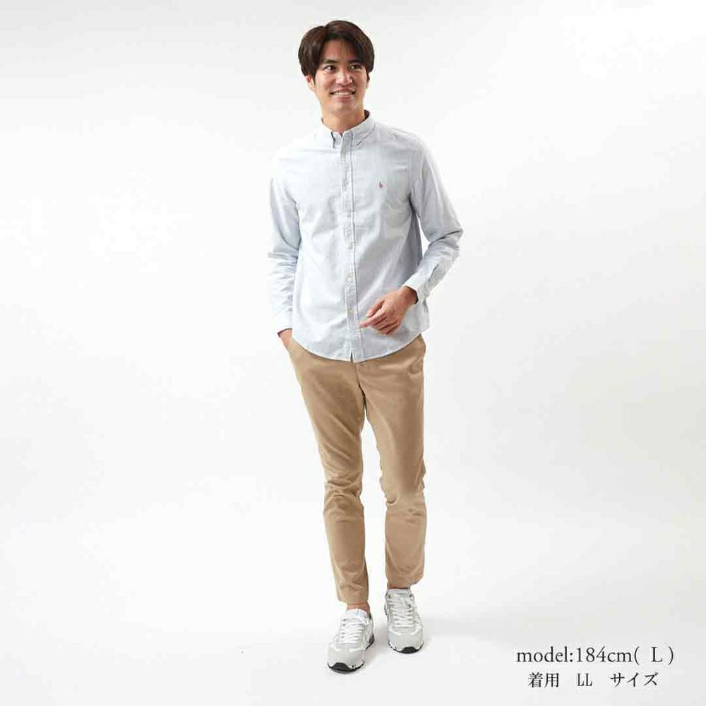 ポロ ラルフローレン POLO RALPH LAUREN ボーイズライン 長袖シャツ 323677177 LT BLUE STRIPE