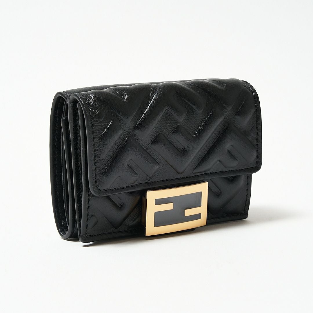 FENDI 財布 レディース 8M0395 AAJD F0KUR FENDI（フェンディ） 三つ折り財布 8M0395 AAJD F0KUR NERO レディース