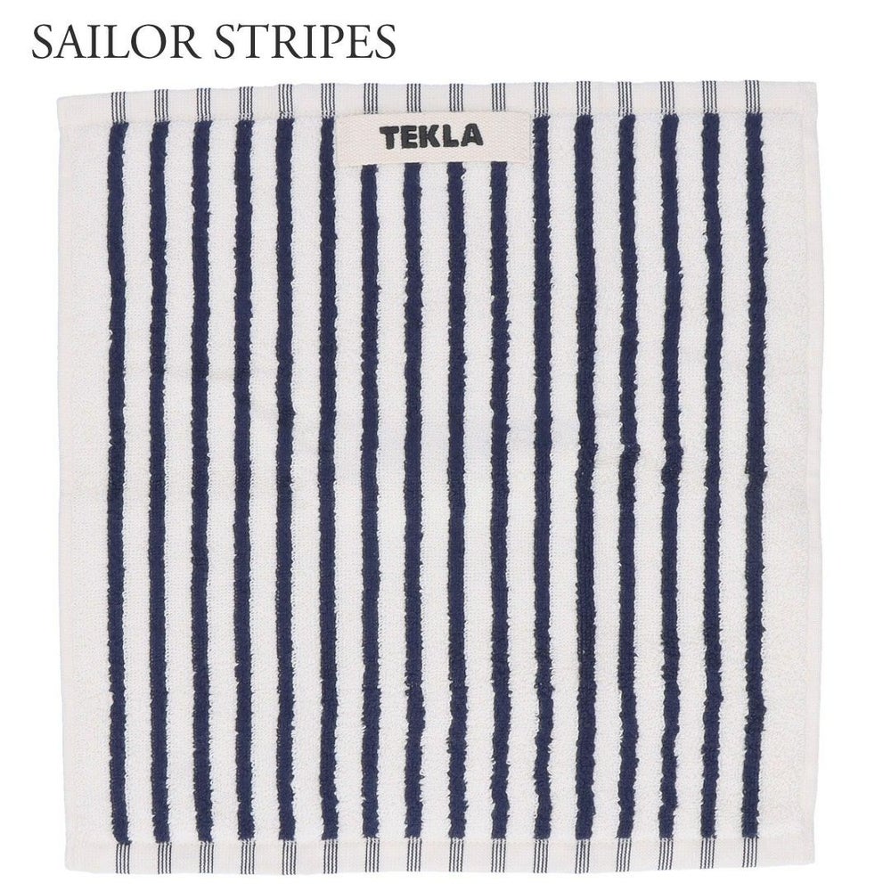 テクラ TEKLA タオル ハンドタオル ウォッシュクロス WASH CLOTH 無地/ストライプ 30cm×30cm