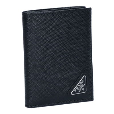 プラダ PRADA メンズ 折財布 二つ折財布 小銭入れ付き TESSUTO+SAFFIAN 