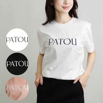 パトゥ PATOU レディース 半袖ニット ロゴニット クルーネックニット 
