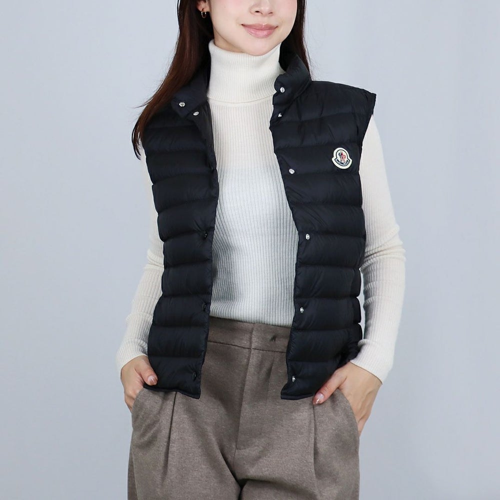 モンクレール MONCLER レディースダウンベスト 1A102 00 53048 LIANE LB ブラック