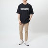 ディースクエアード DSQUARED2 メンズ Tシャツ DSQUARED2 SKATER S74GD1122 S24321 ブラック(900 BLACK) オーバーサイズデザイン