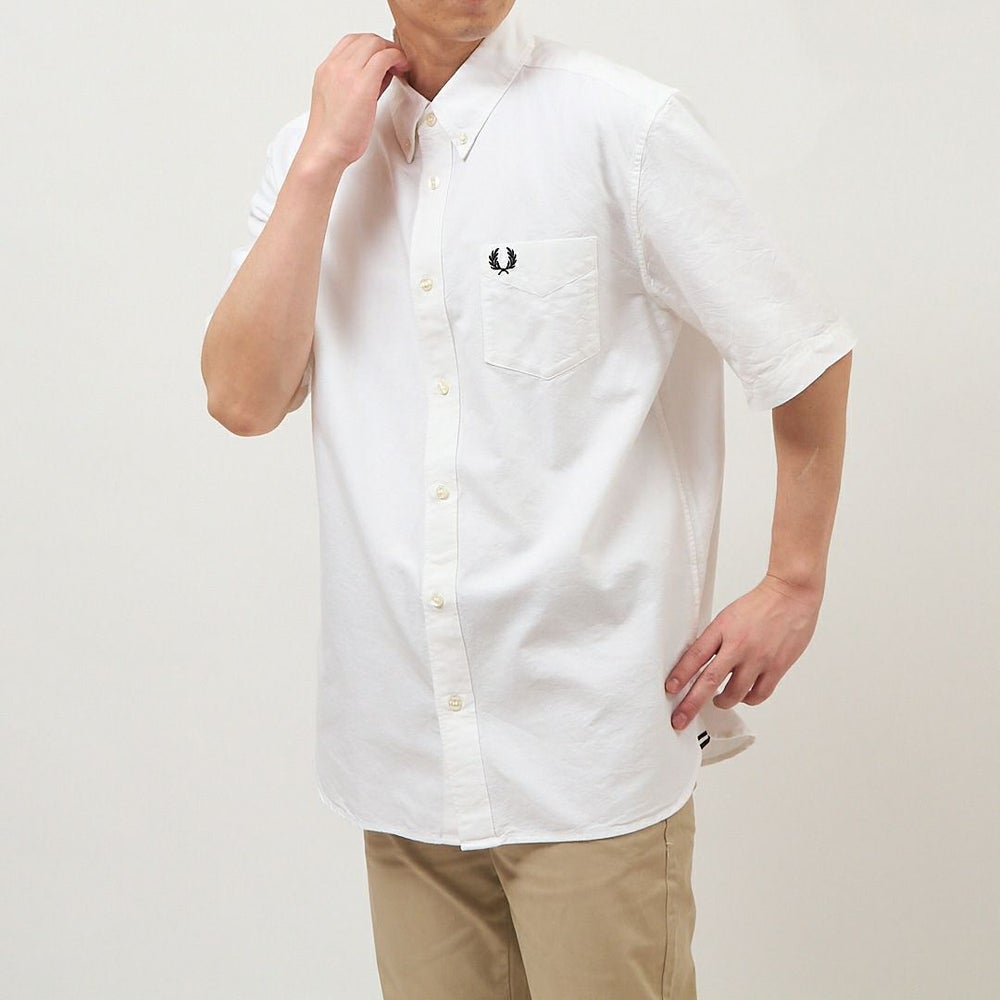 フレッドペリー FRED PERRY 半袖シャツ ボタンダウンシャツ オックスフォードシャツ M5503