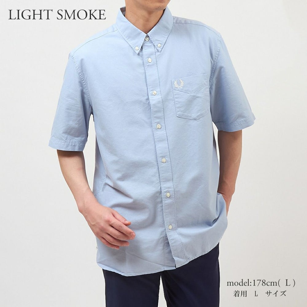 フレッドペリー FRED PERRY 半袖シャツ ボタンダウンシャツ オックスフォードシャツ M5503