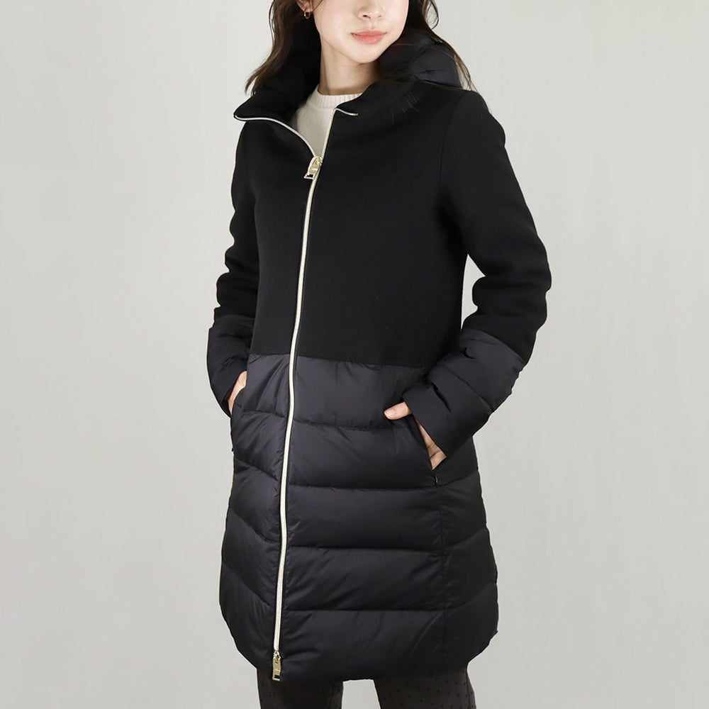 ヘルノ HERNO レディース ダウンコート ウール切替 PI001760D 39601 LANA マルチカラー