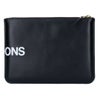 コムデギャルソン COMME DES GARCONS ポーチ SA5100HL ブラック(1 BLACK)