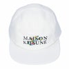 メゾンキツネ MAISON KITSUNE キャップ 帽子 フラワーズ 5P LM06107 WW0087 ホワイト