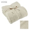 ベアフットドリームス BAREFOOT DREAMS ブランケット リブ ブランケット COZYCHIC THROW/COZYCHIC RIBBED THROW B503/B542 180×134(cm)