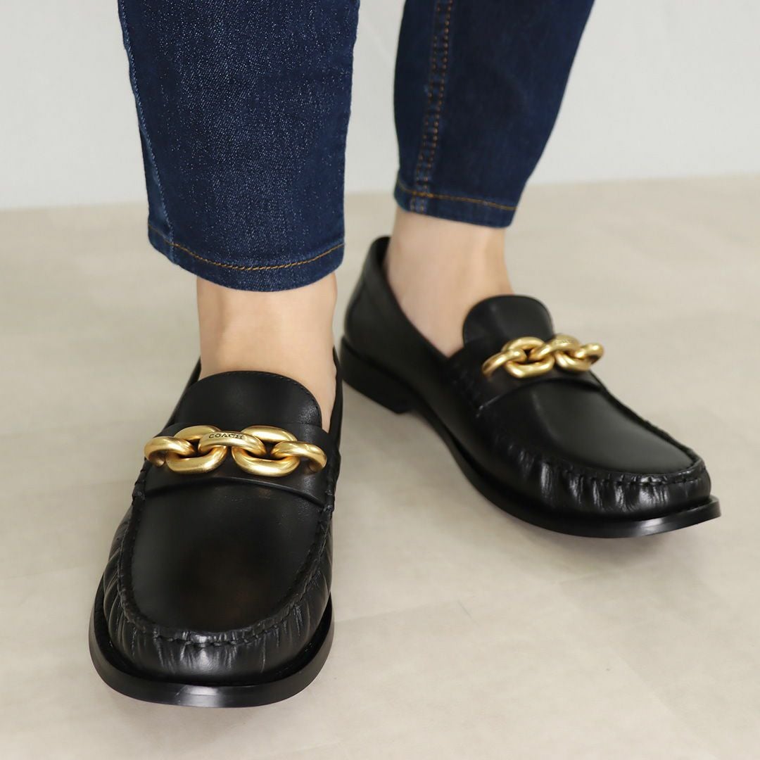 本物coachレディースシューズ美品 コーチ COACH レディース シューズ 靴 ローファー CK008 RUS JESS