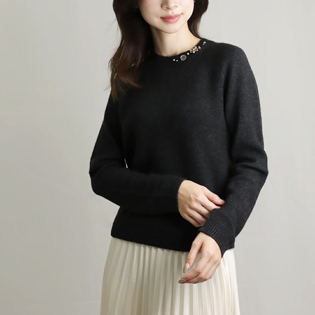 S Max Mara エスマックスマーラ  KASSEL カシミヤ混 ロゴニット S Max Mara - S Max Mara エスマックスマーラ KASSEL カシミヤ混