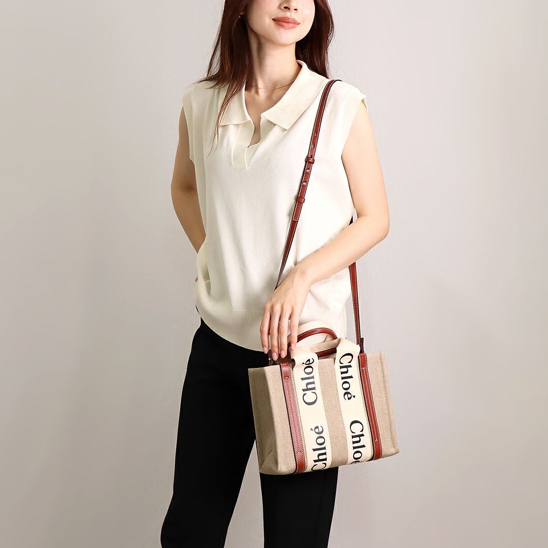 クロエ CHLOE 2WAYバッグ WODDY スモールトートバッグ CHC22AS397 I26