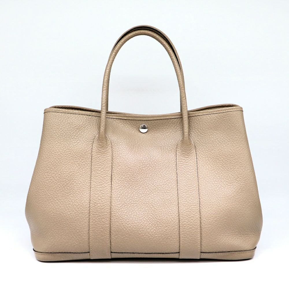 【リユース品】 エルメス HERMES バッグ ハンドバッグ ガーデンパーティPM ベージュ 【お取り寄せ】
